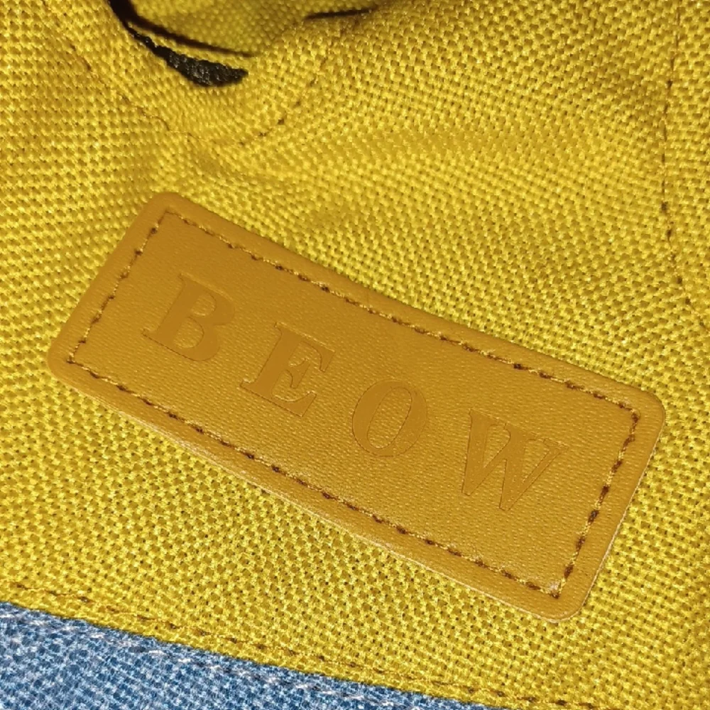 Blue and Yellow Pet Backpack